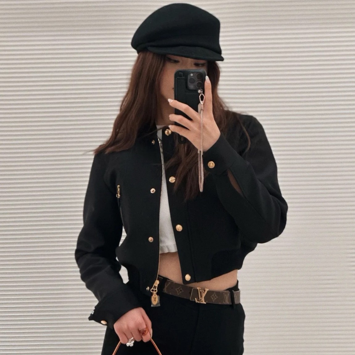 未使用 LouisVuitton/路易威登 003082 24款内里老花外套 38码 