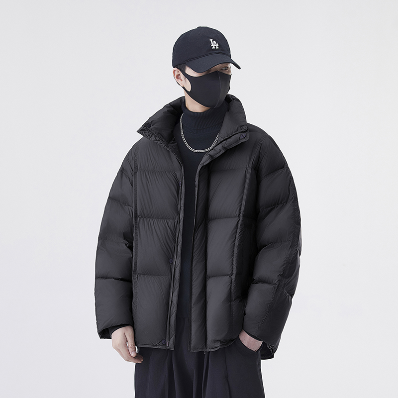 90白鸭绒冬季男士羽绒服2025新款正品牌潮流立领加厚保暖男装外套