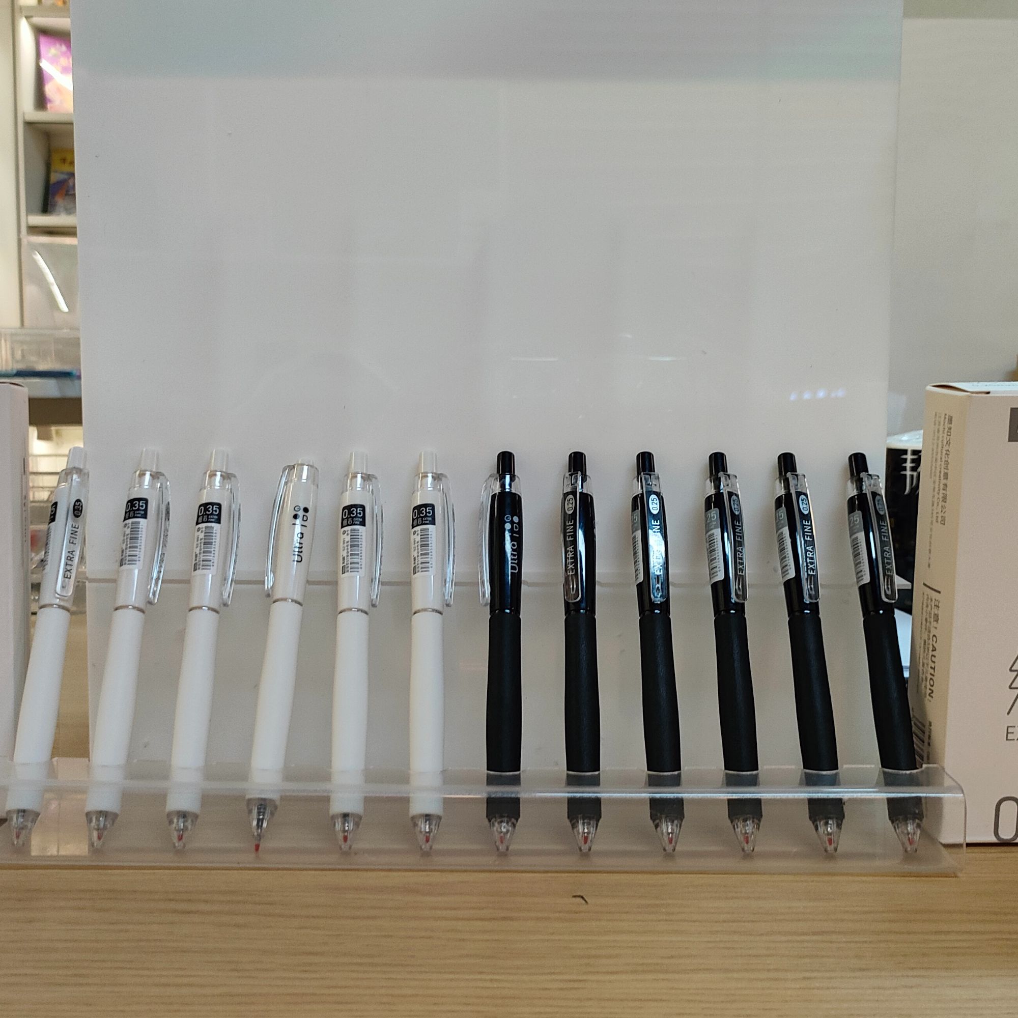 禾硕991黑色0.25，3支+白色0.35，3支共6支 /以直播为准中性笔