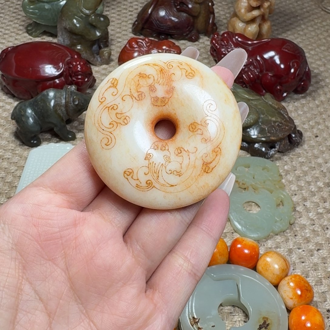 白玉菩提吊坠挂件