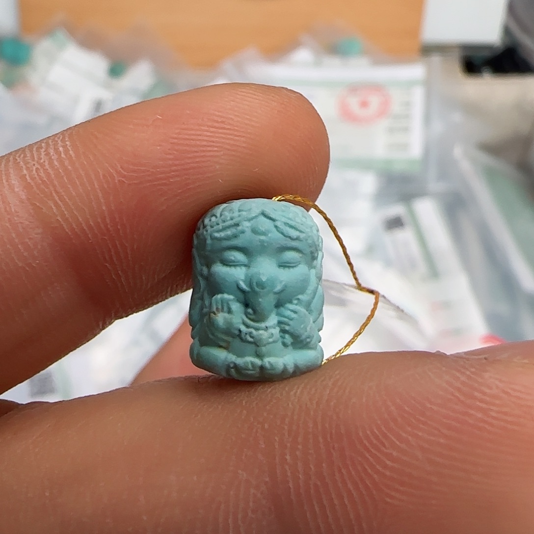 绿松石珠宝半成品未镶嵌
