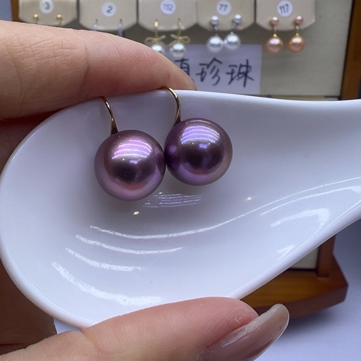 淡水珍珠未镶嵌耳饰