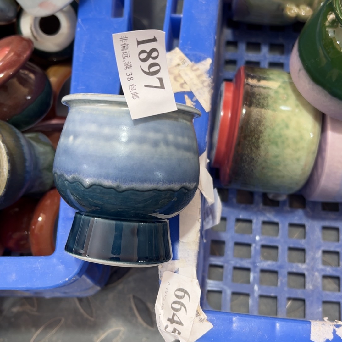 红陶景德镇手工花盆