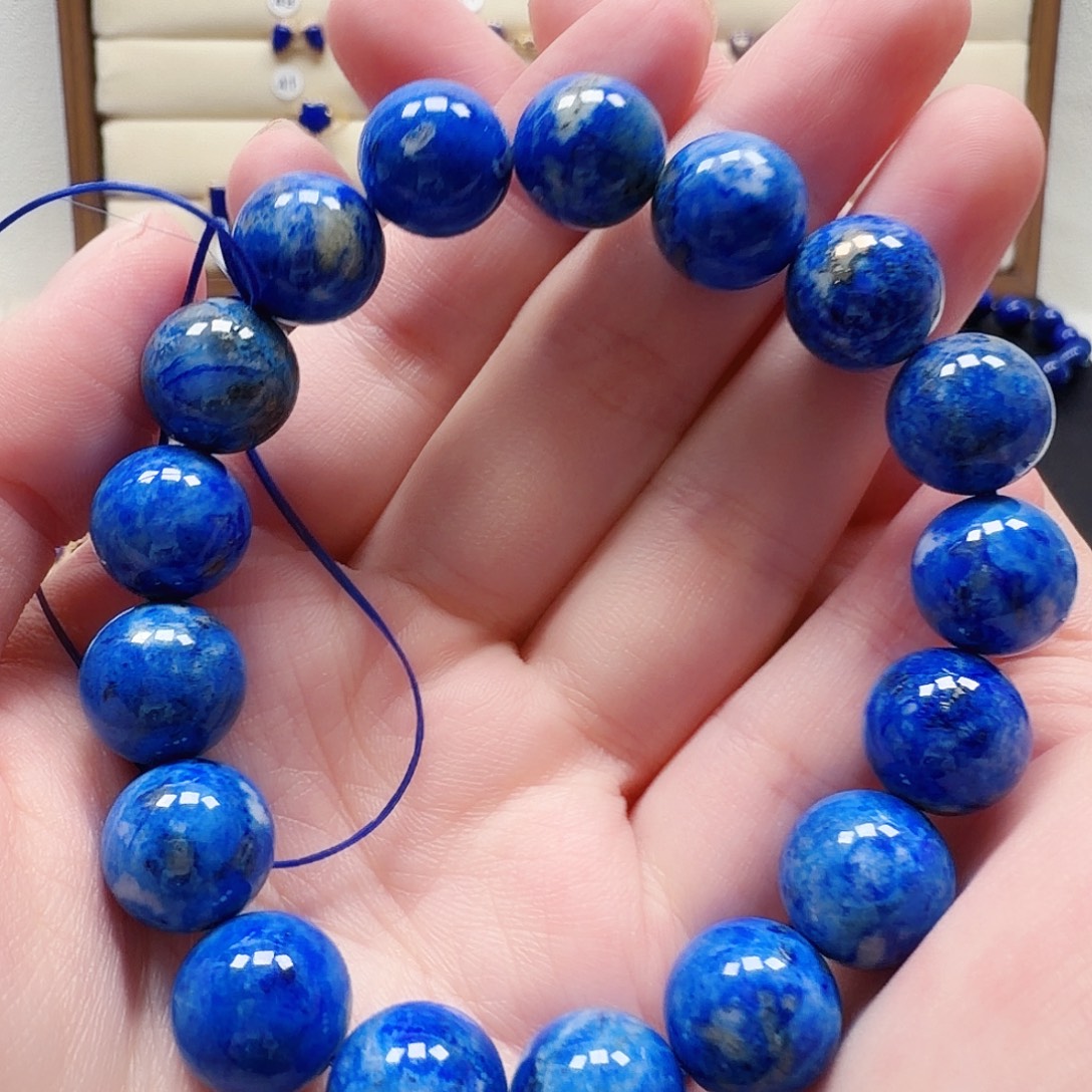 青金石未镶嵌手链12