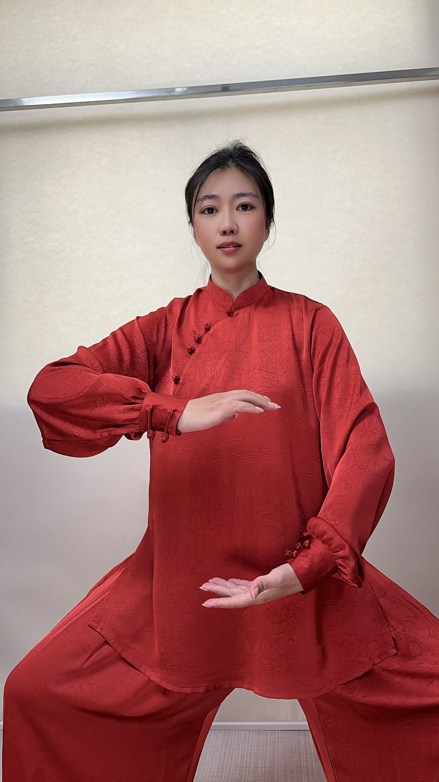春秋季偏襟太极服重磅醋酸麻游龙拳服.男女太极服