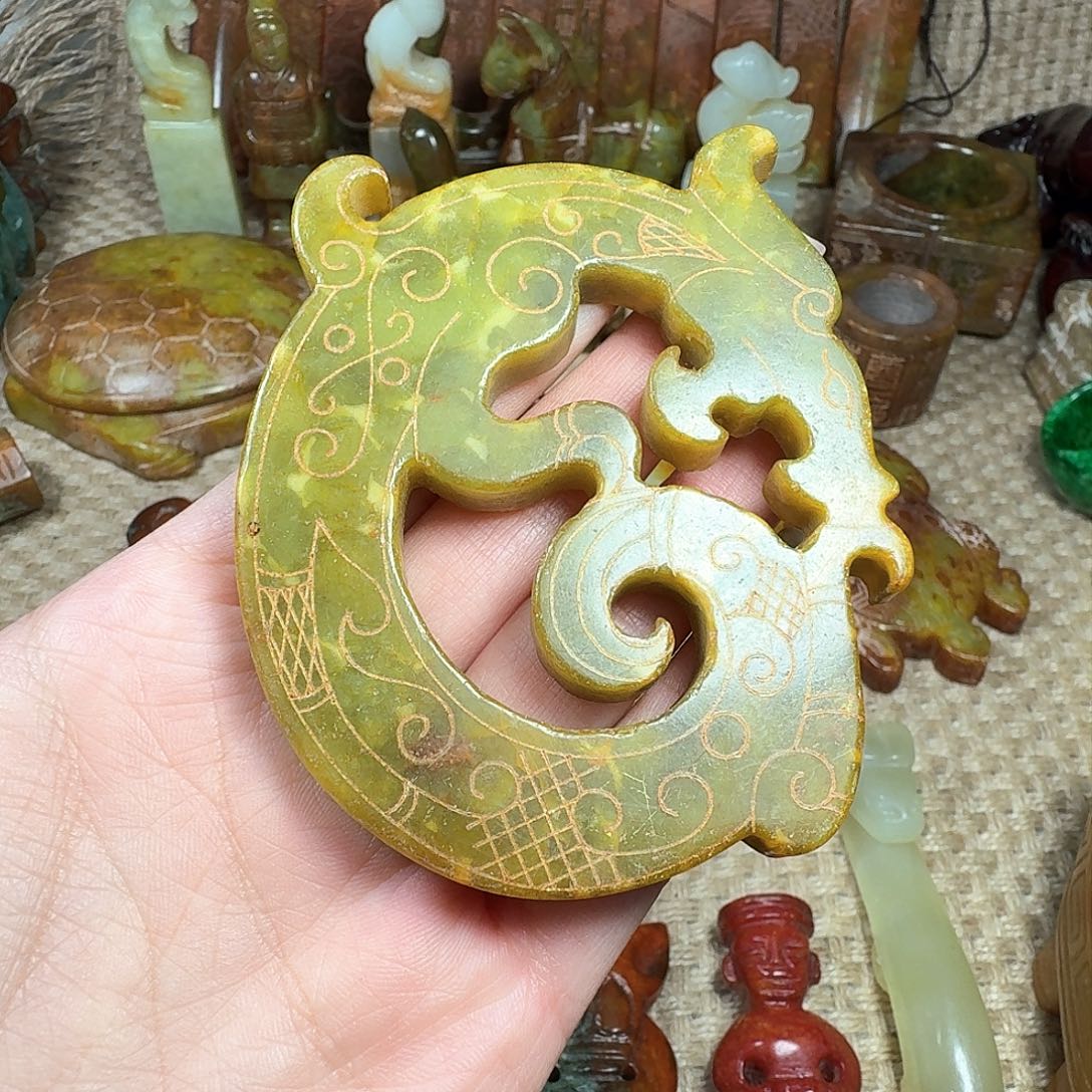 白玉菩提吊坠挂件