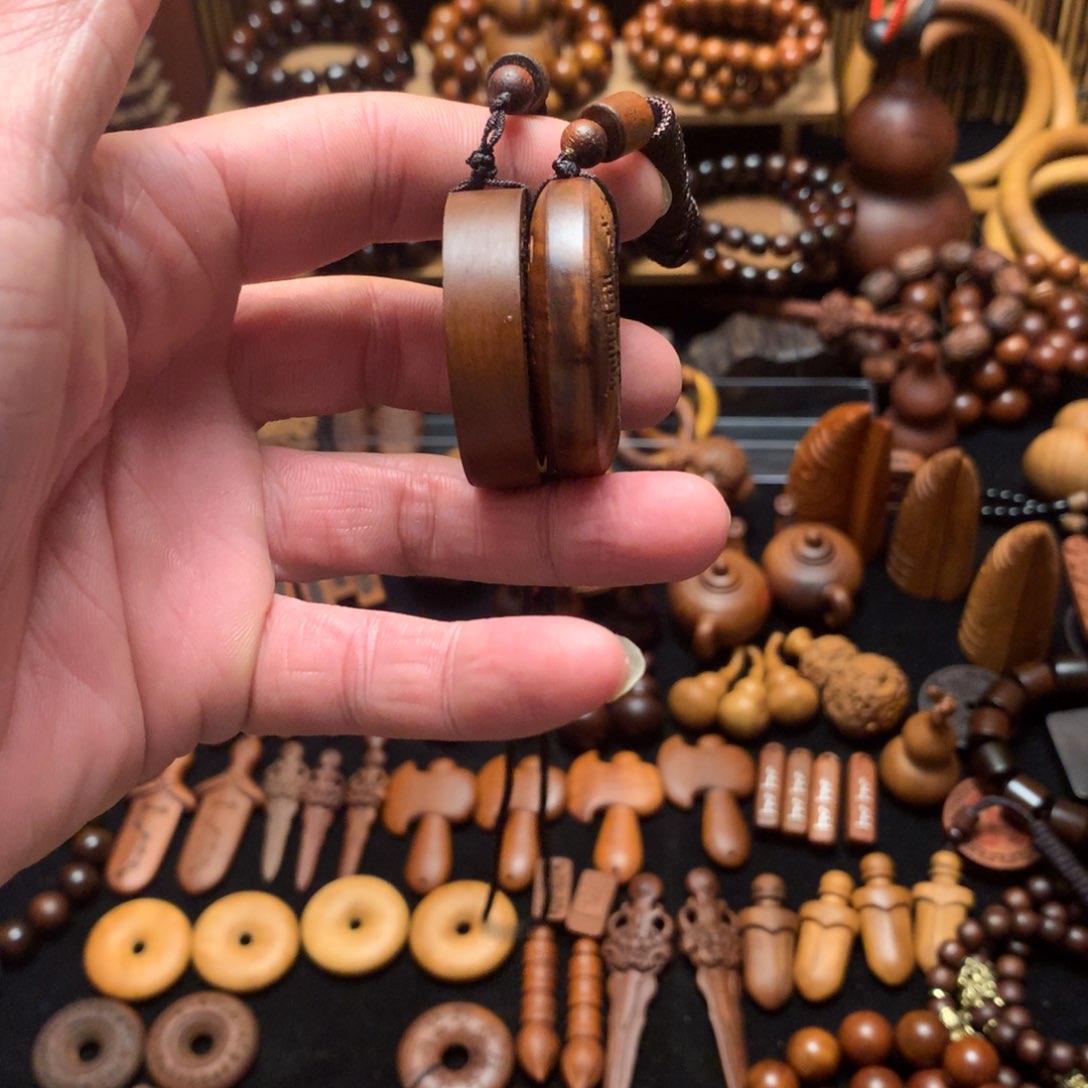 枣木霏枣木山花 枣木平安扣山花一物一拍