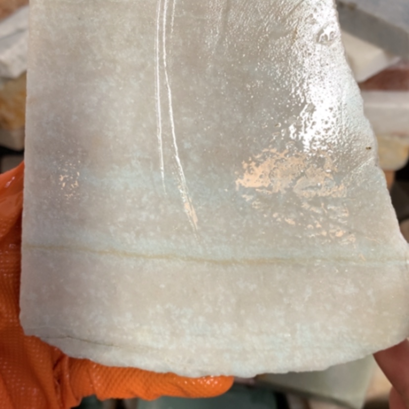 【闪购商品】未镶嵌手镯石英岩玉蓝雪花