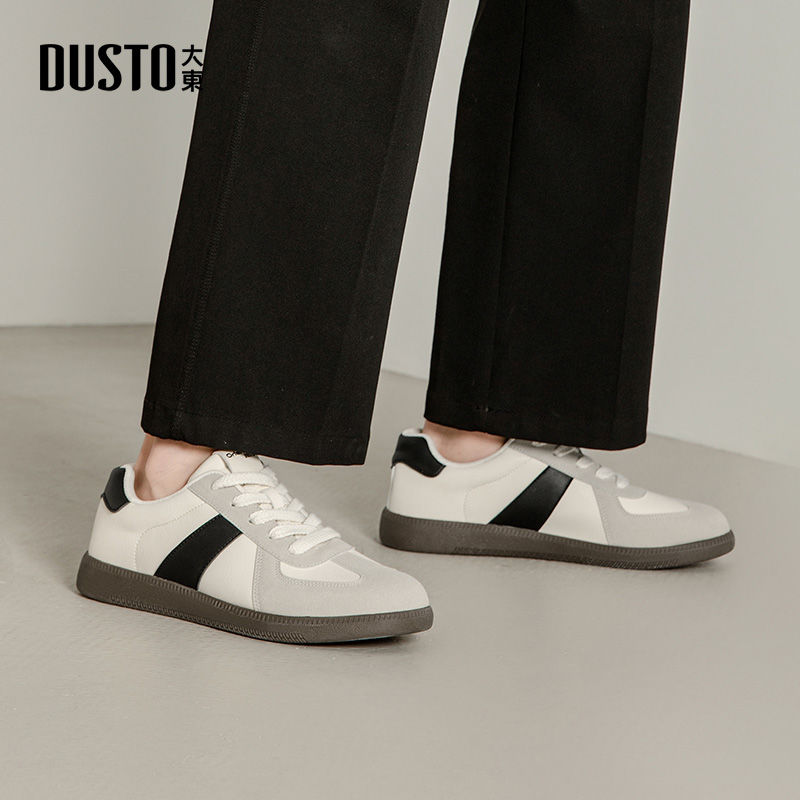 大东男士简约时尚德训鞋2025爆款舒适百搭板鞋新款防滑鞋子男7701