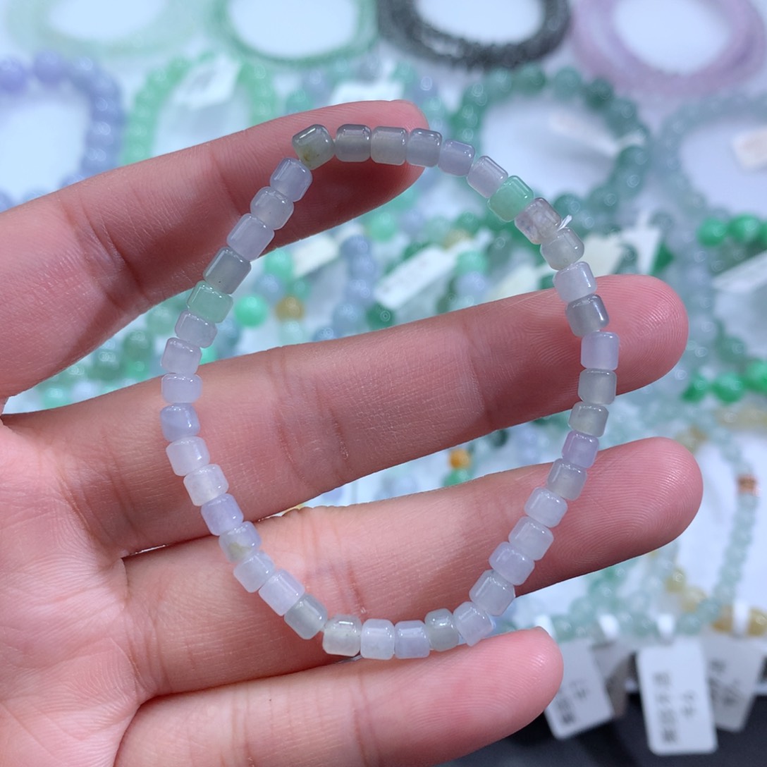 翡翠手链未镶嵌天然