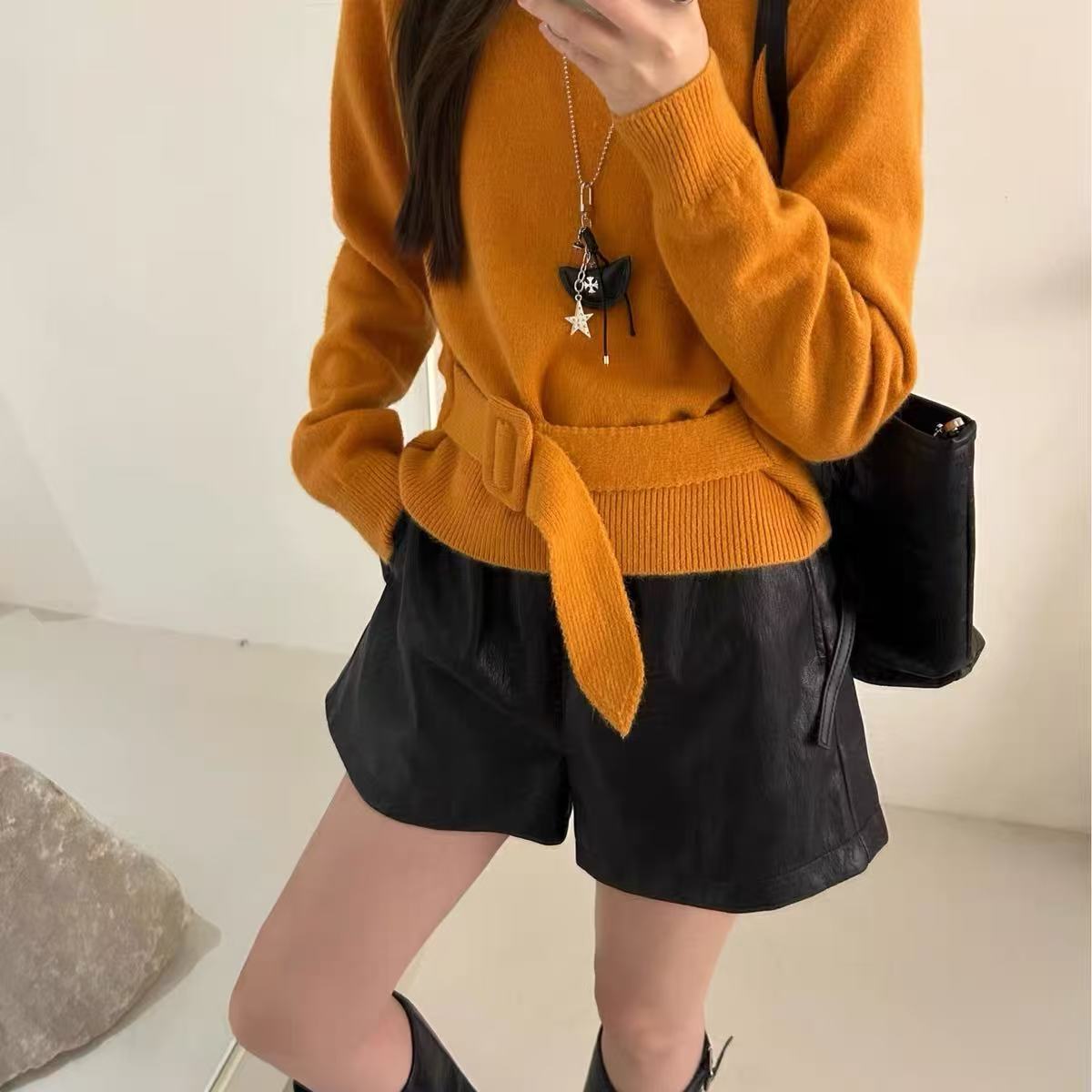 【0270  毛衣】百搭时尚针织显瘦洋气毛衣