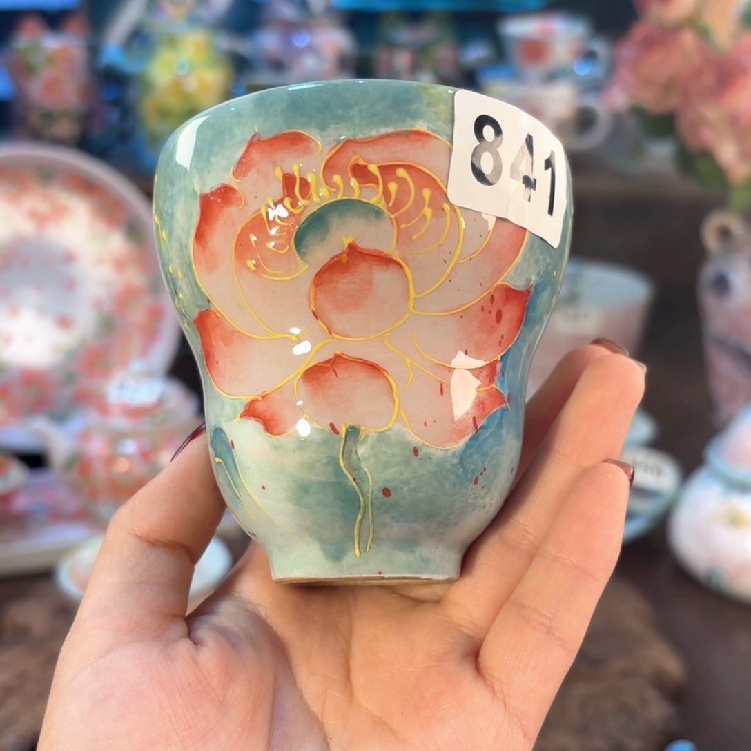 景德镇手绘高温釉下彩陶瓷茶具