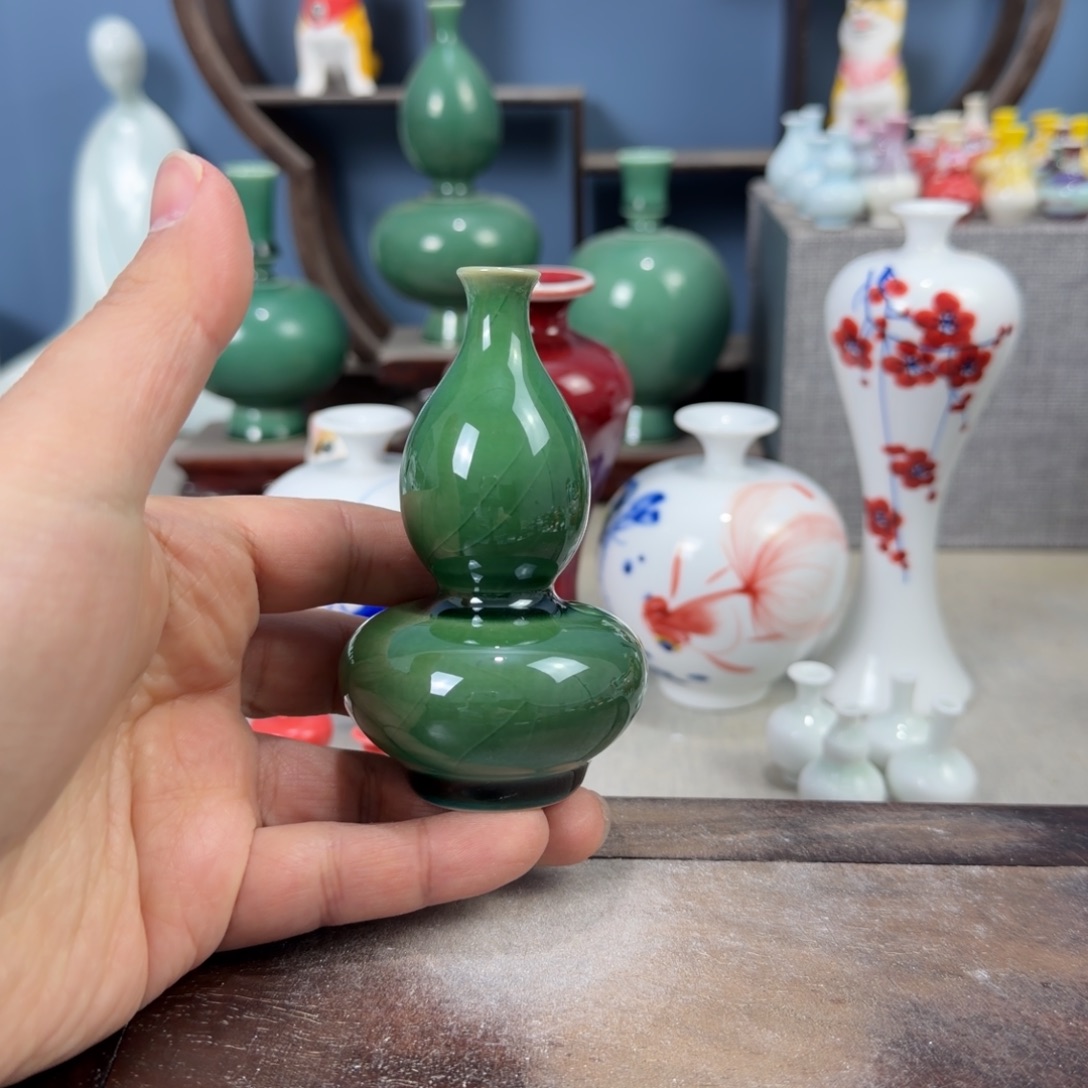 陶瓷手工小花器摆件