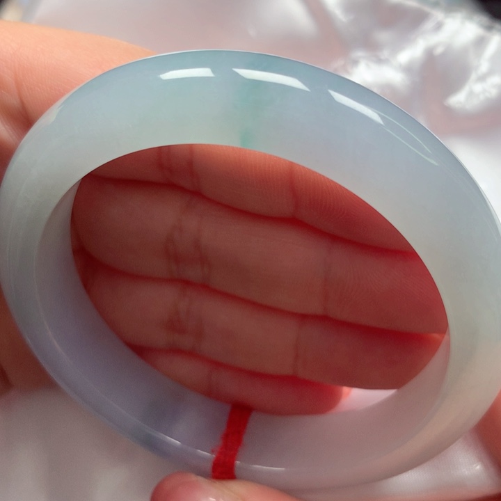 翡翠手镯未镶嵌冰胶果冻54