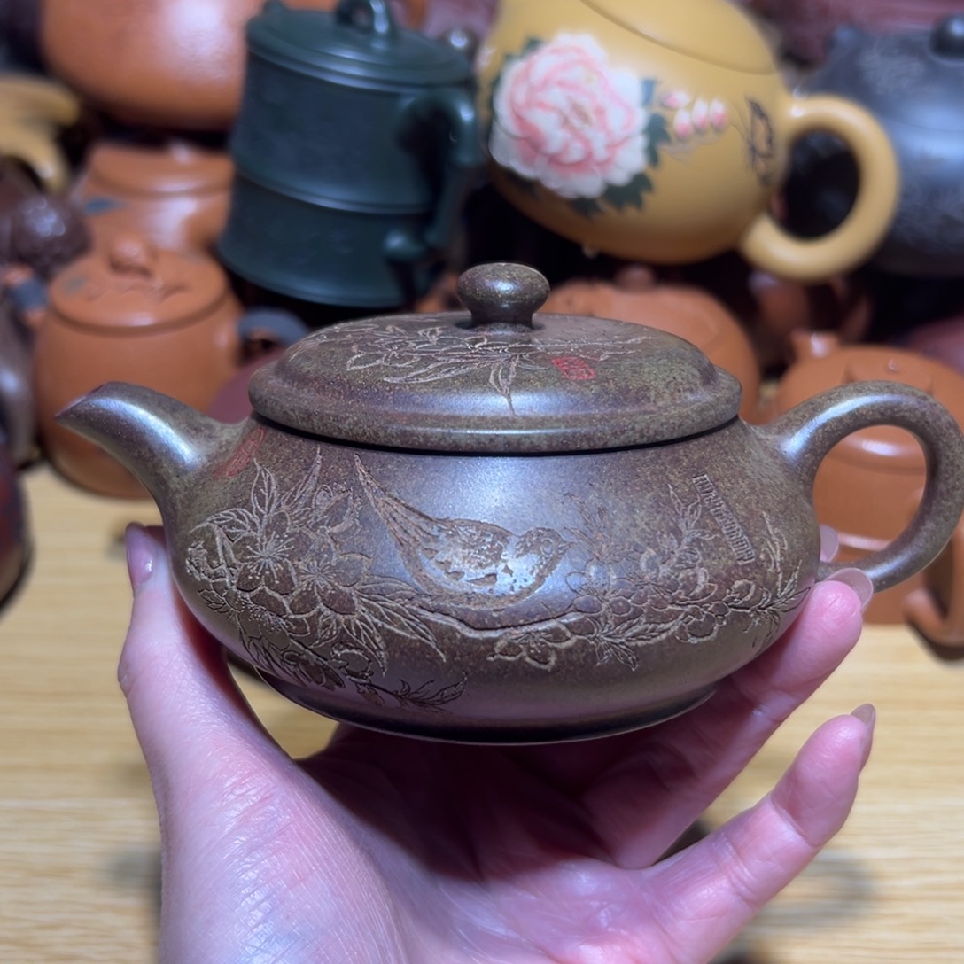 茶壶紫砂宜兴紫砂原矿紫砂200