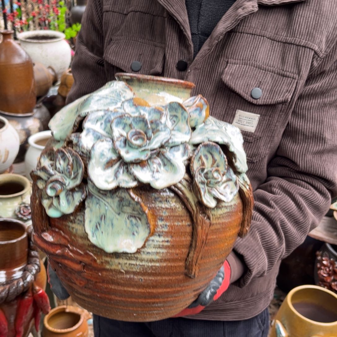 红陶高30口10无孔