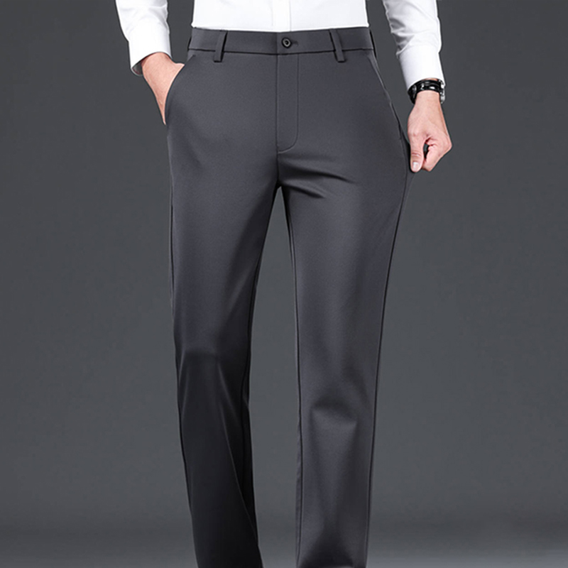 【孤品直播】休闲西裤秋冬新款长裤男士中高腰商务通勤直筒裤子裤装