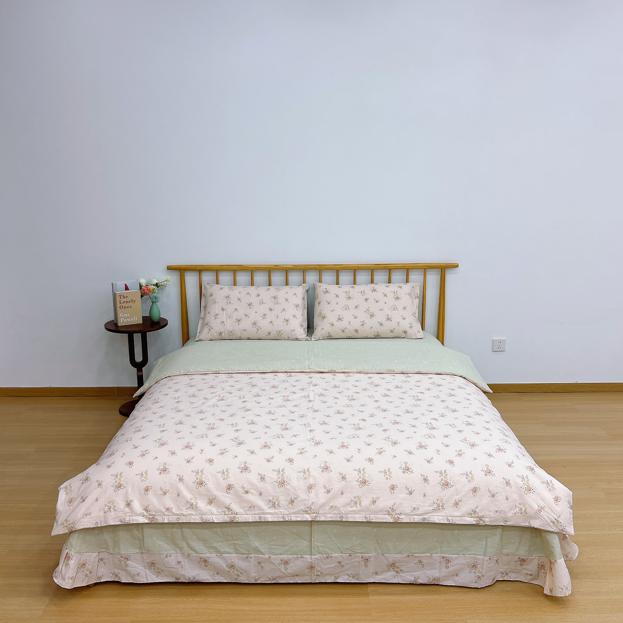 【缦花甜-四件套】纯棉精梳棉花边款四件套 亲肤柔软床品套件