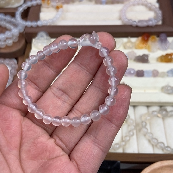 吱***）玛瑙/玉髓未镶嵌手链只只