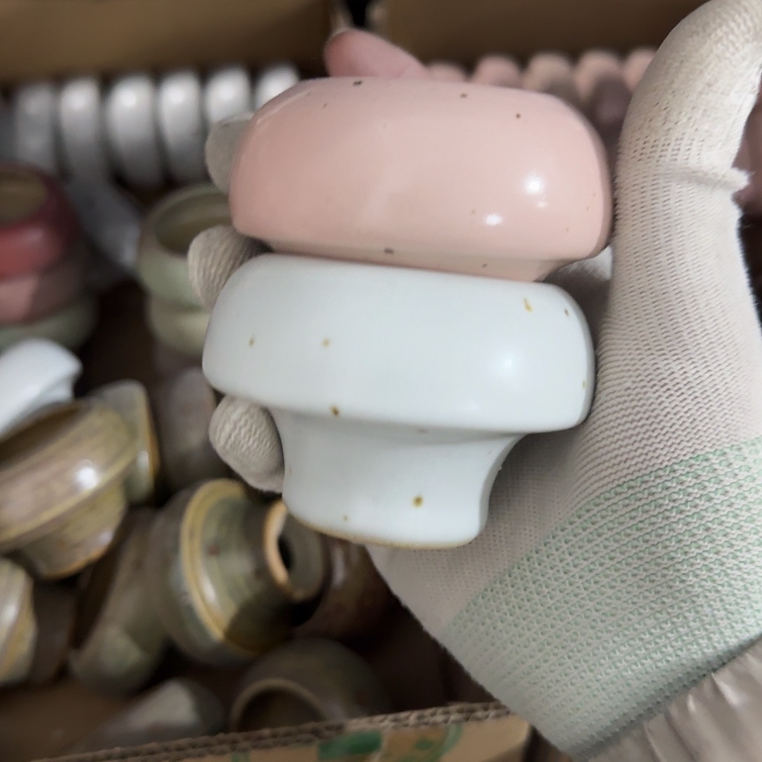 瓷片景德镇手工花盆