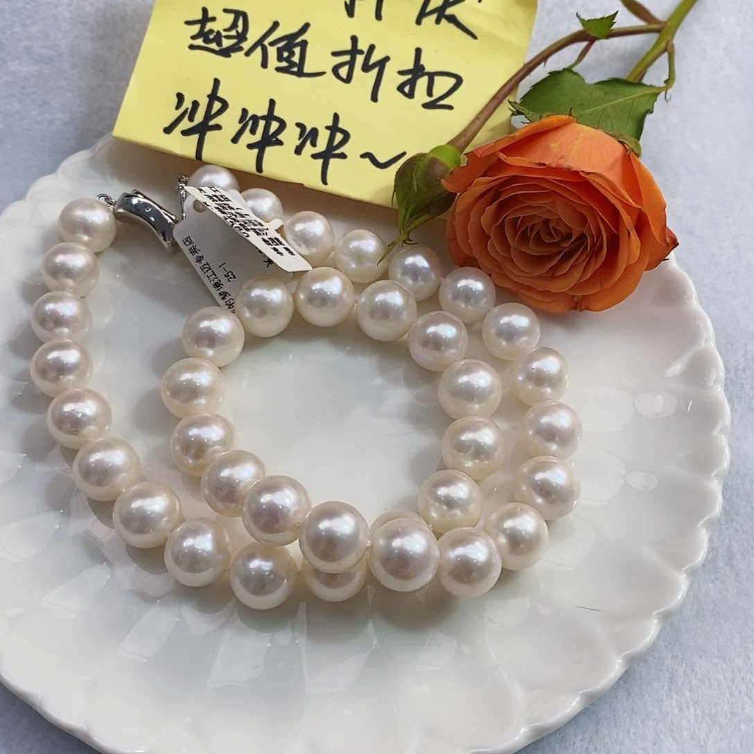 银S925镶嵌周年庆特价老蚌精项链淡水珍珠欢**地