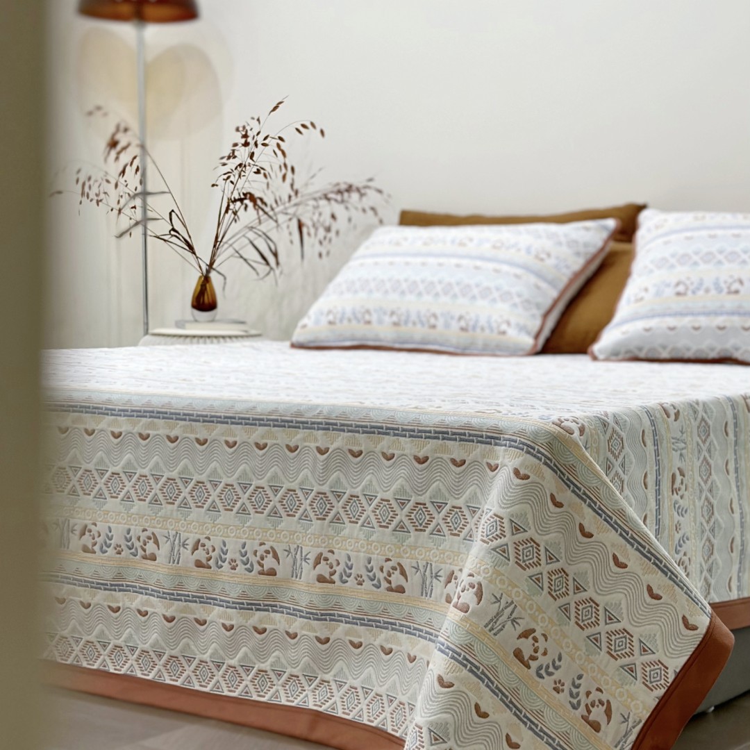 雅赞A类【100*205】「六层纱布宿舍床盖」【顺丰】透气吸汗家用高端舒适