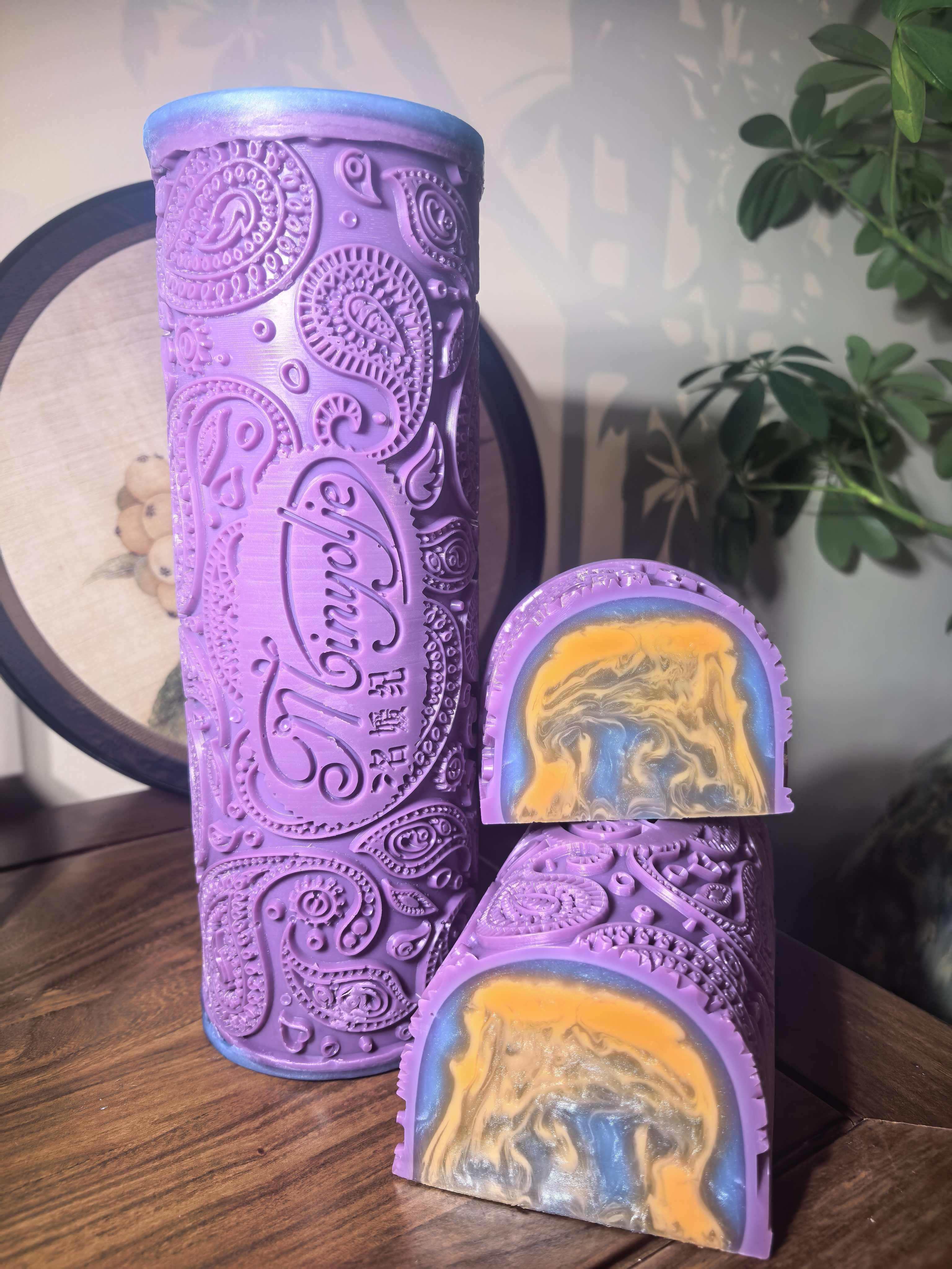 名媛纪紫韵流华谷胱甘肽玉容散手工精油皂