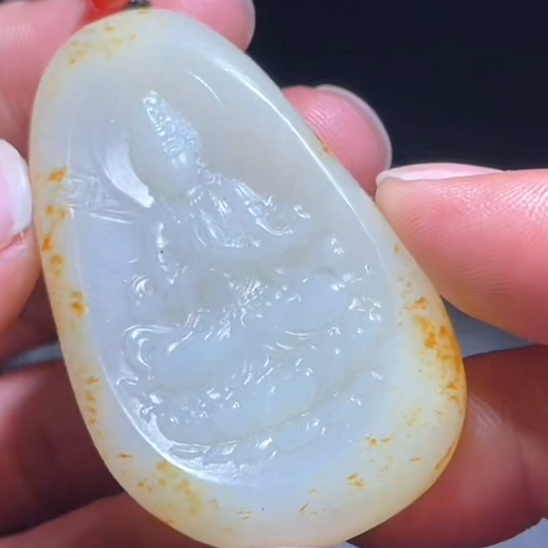 和田玉玉石挂件 d0102拍一发一