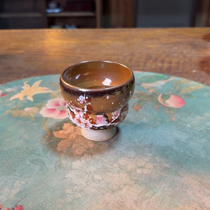 柴烧纯手工手绘陶瓷