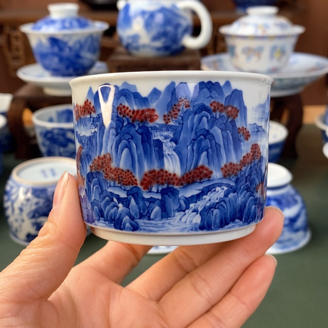 杯景德镇陶瓷手工手绘