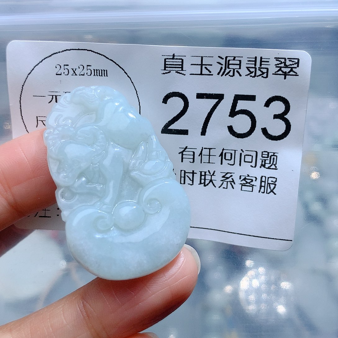 翡翠颈饰未镶嵌2753。