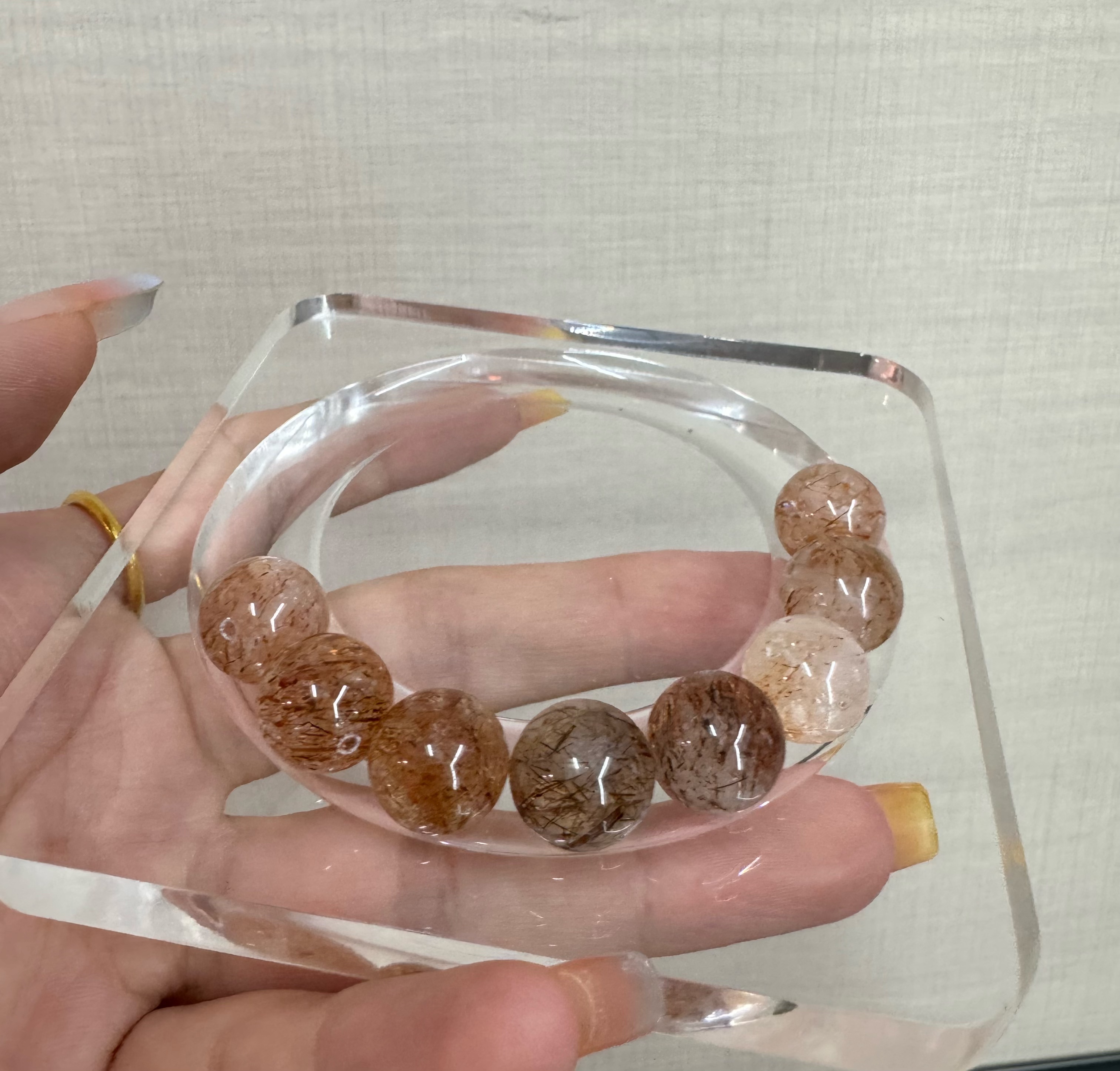 12mm黑金超随机一颗