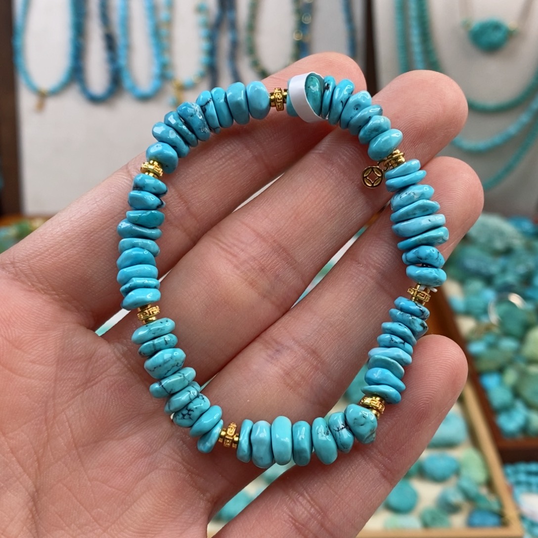 绿松石未镶嵌手串