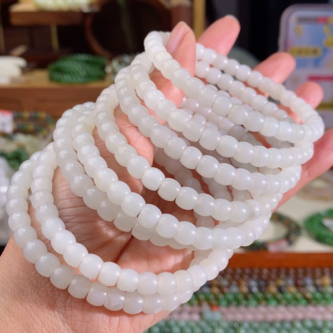 和田玉手串多样性拍一发一未镶嵌