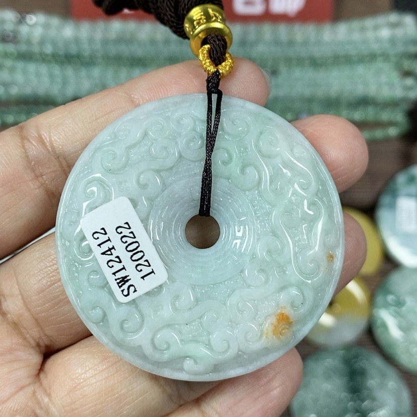 【闪购商品】翡翠颈饰未镶嵌雨*玉吊坠翡翠玉