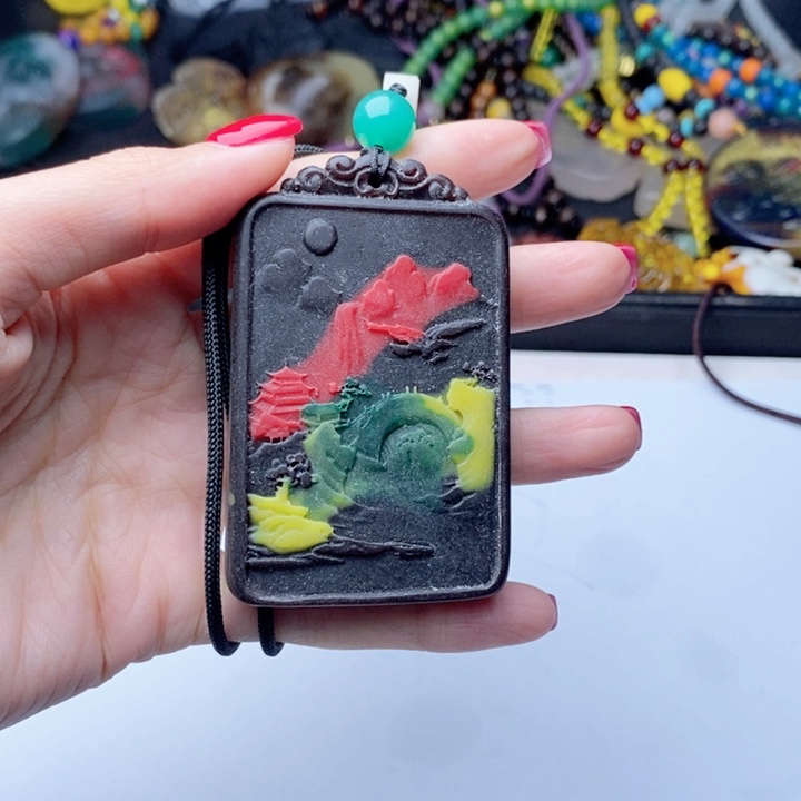 蜜蜡颈饰未镶嵌326套装