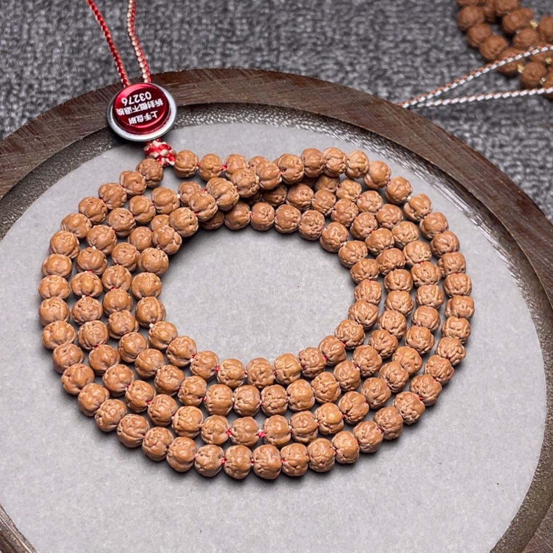 卫***磊金刚菩提手串超头私人定制款满S佛手尺寸6➕