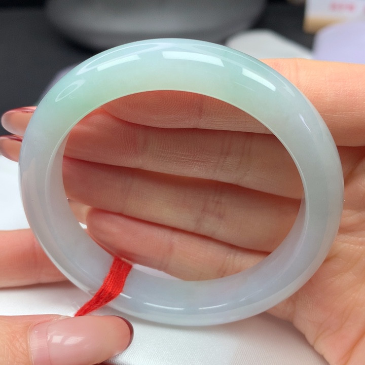 翡翠手镯未镶嵌55正圈