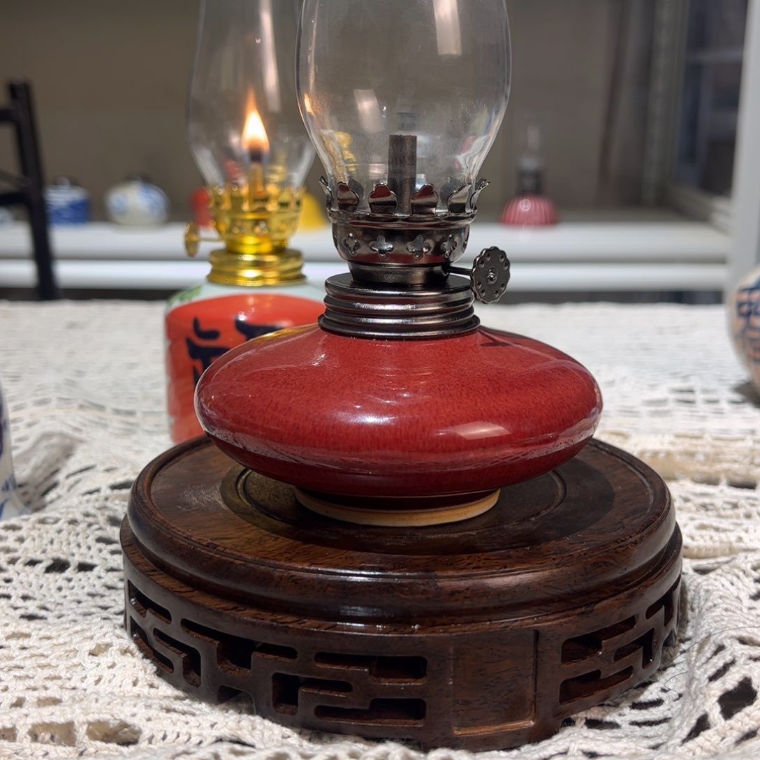 摆件景德镇陶瓷香薰灯