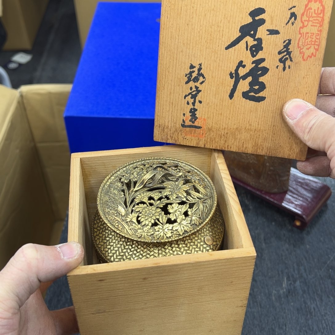 金属中古工艺品摆件