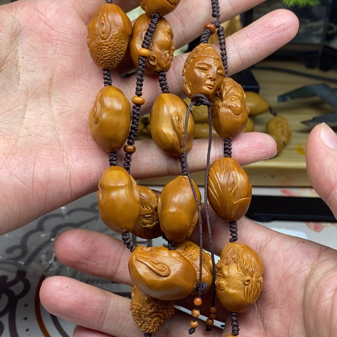 橄榄核手串/手链橄榄核雕工艺手串