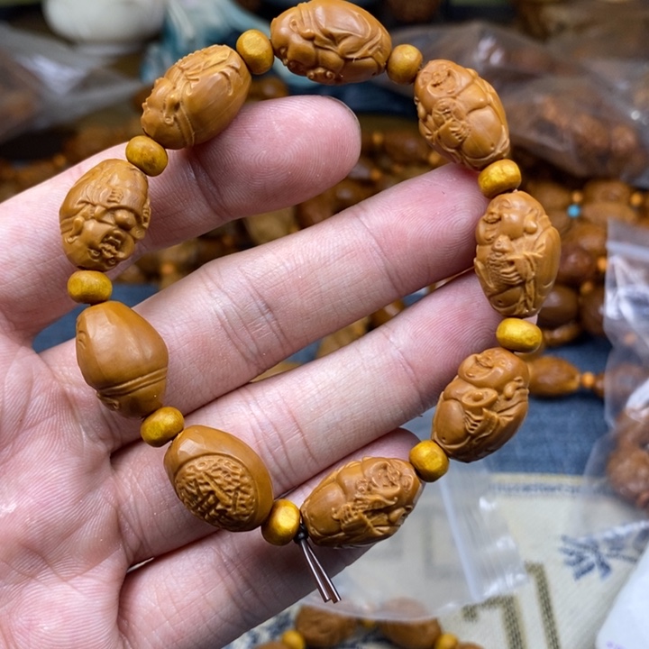 橄榄核手串/手链橄榄核雕工艺手串
