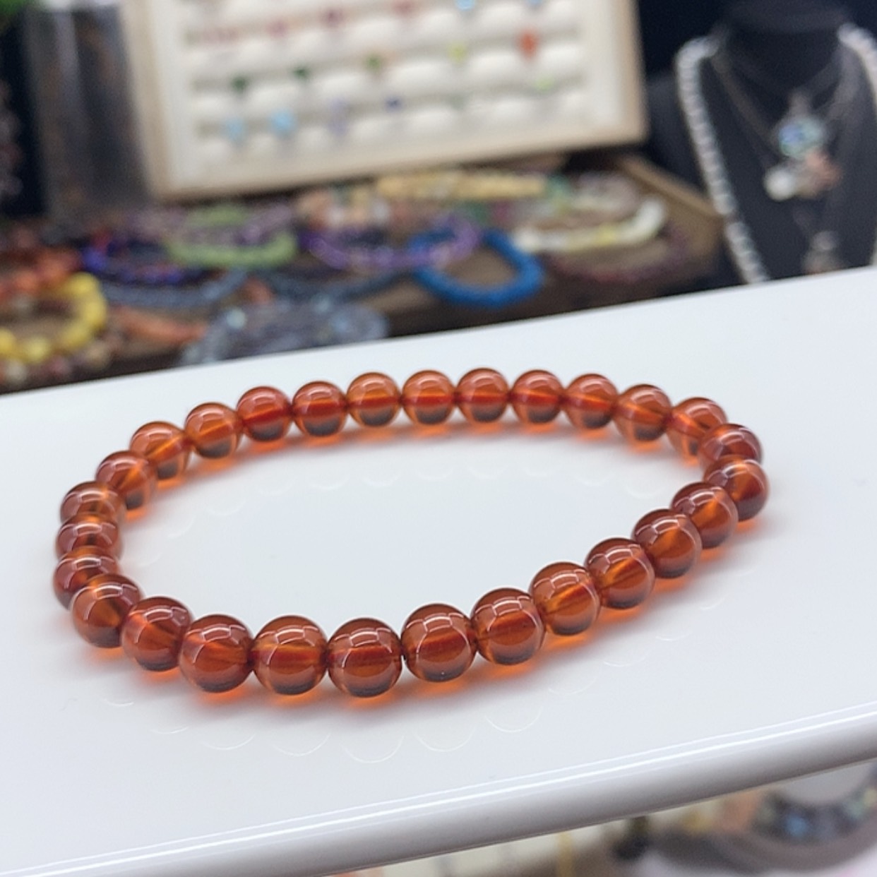 【闪购商品】石榴石手串未镶嵌手串