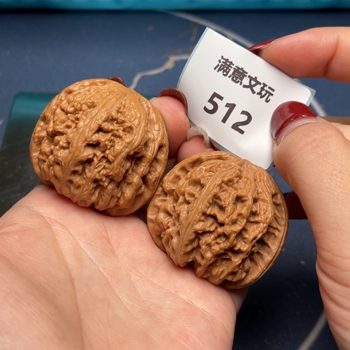 文玩核桃把件粗筋43.512