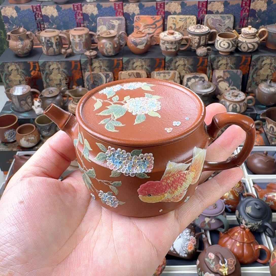 茶壶紫砂140cc原矿精工半手