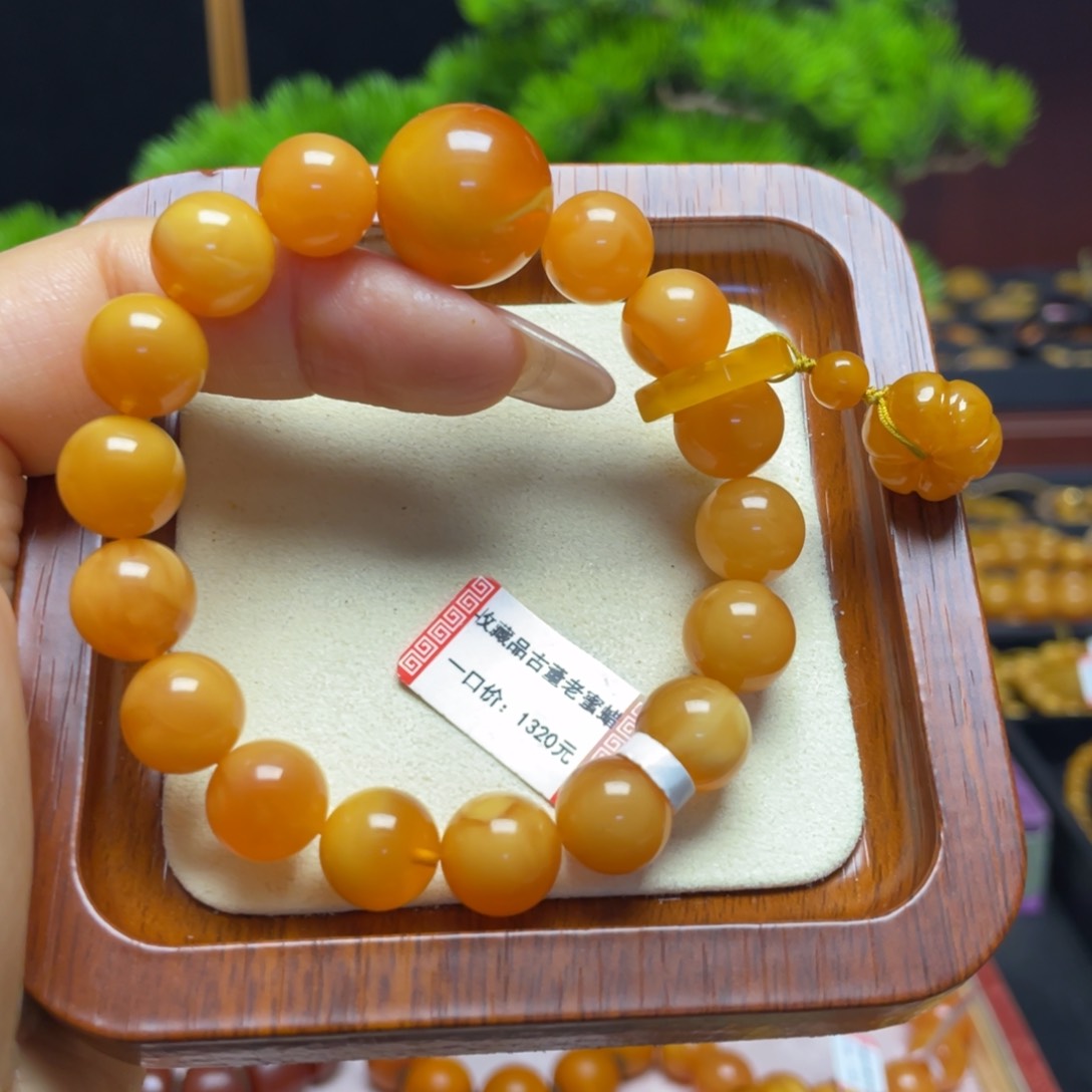 蜜蜡手链未镶嵌手串