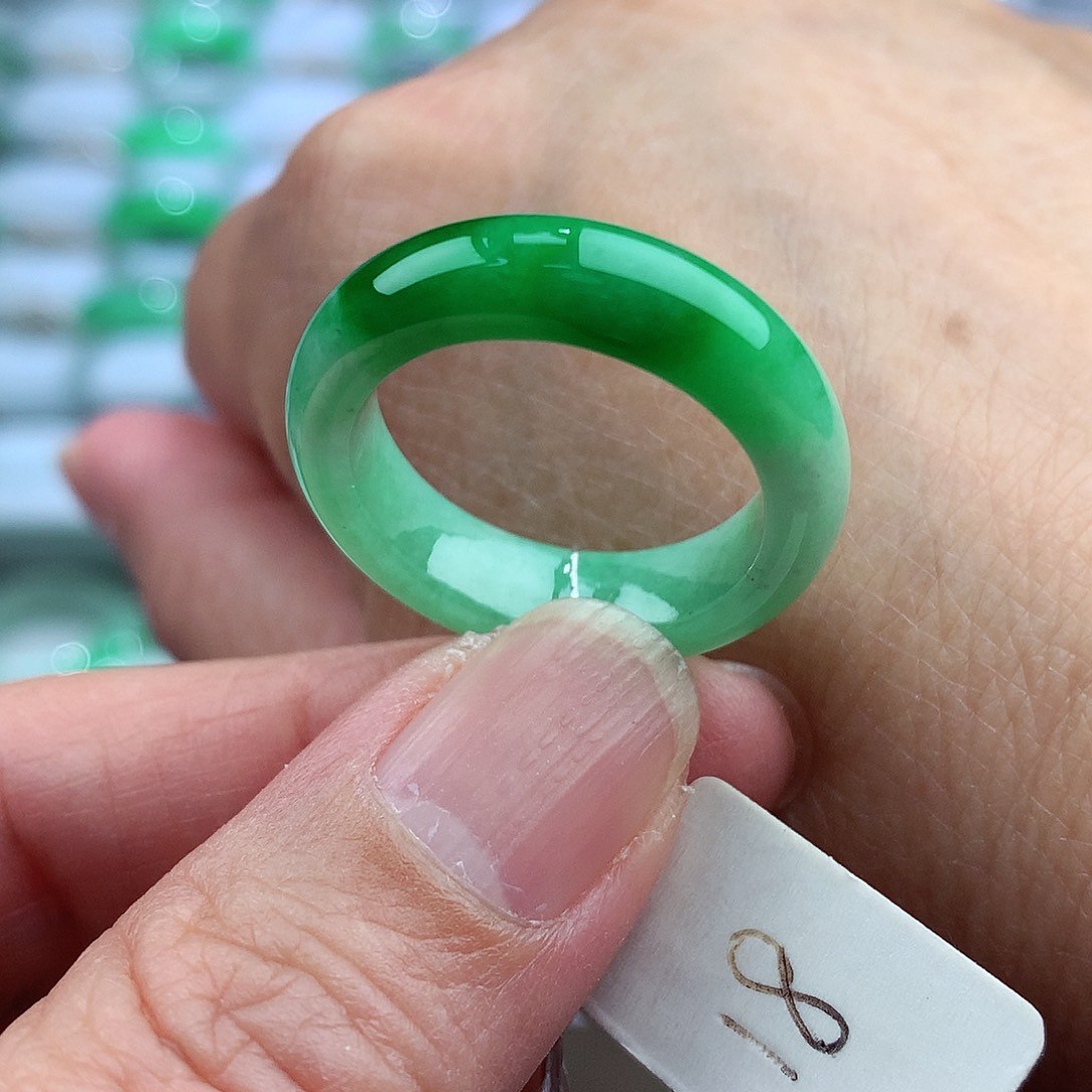 未镶嵌戒指翡翠18号