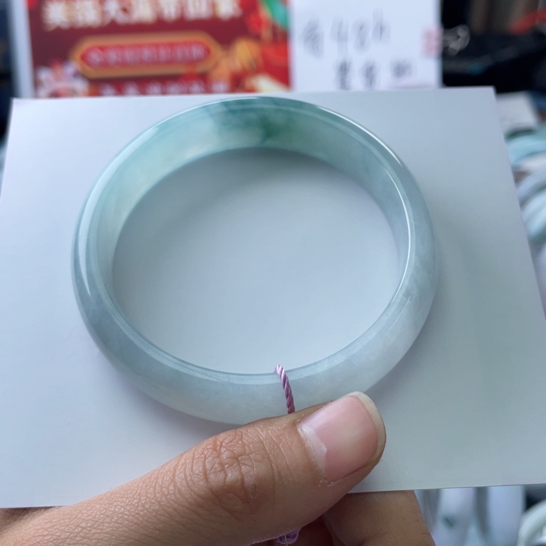 翡翠未镶嵌手镯55