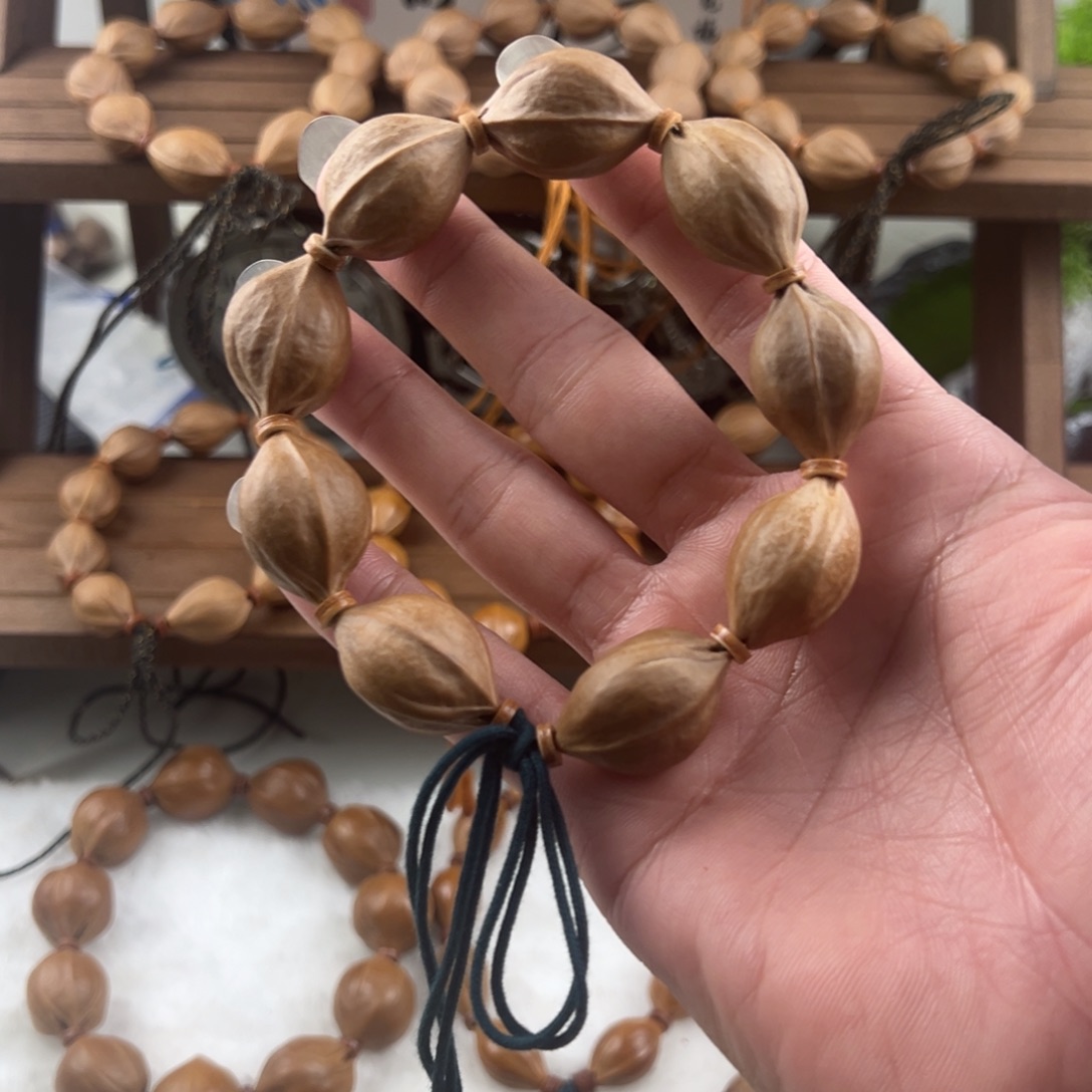 方***土橄榄核手串梅林铁核1.8/2.6鲨鱼背