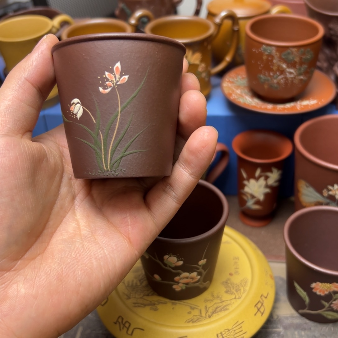 紫砂茶杯紫砂主人杯